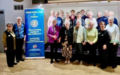 D1 Forfar Club – DC Jean presents Banner to Club