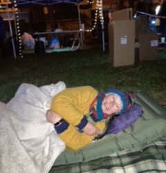 D14 Kingston members sleeping rough for charity