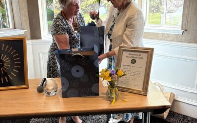 Inverness Club members present to Heather Sheerin