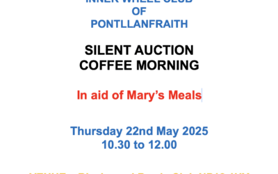 D15 Silent Auction Coffee Morning Invitation