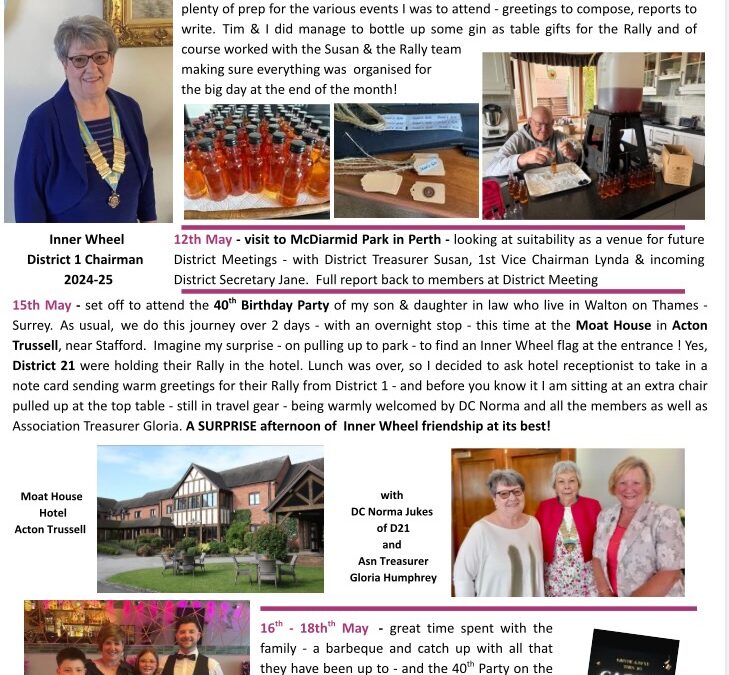 D1 District Chairman Jean’s Journeys 10
