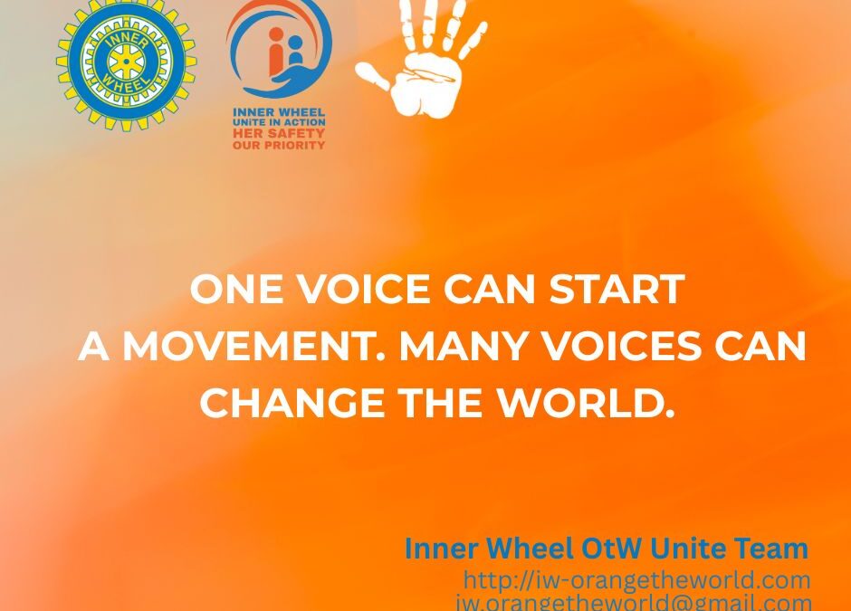 Orange the World Announcement