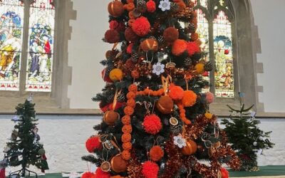 D127 – Louth Inner Wheel dress the Christmas Tree Orange