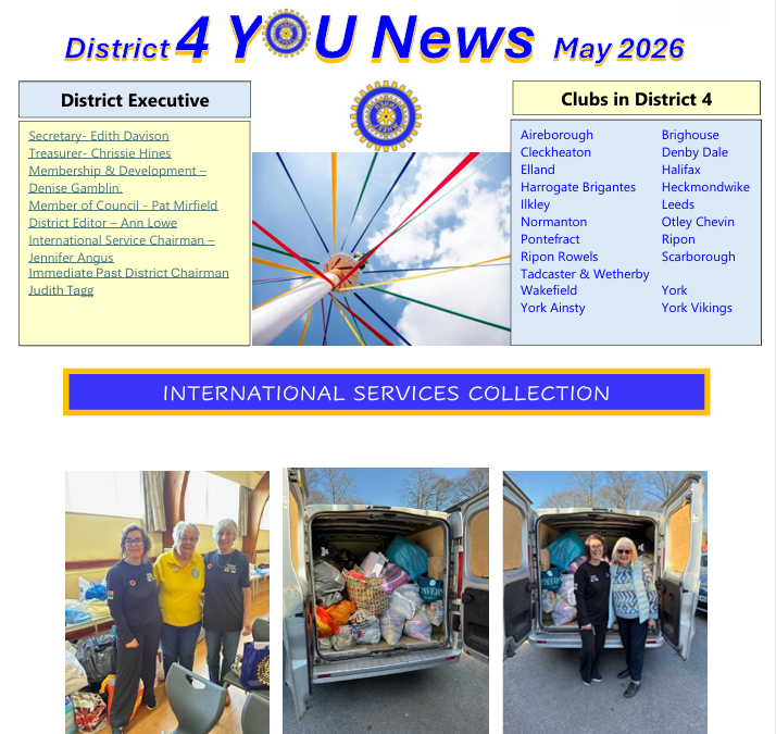 D4 – May Newsletter