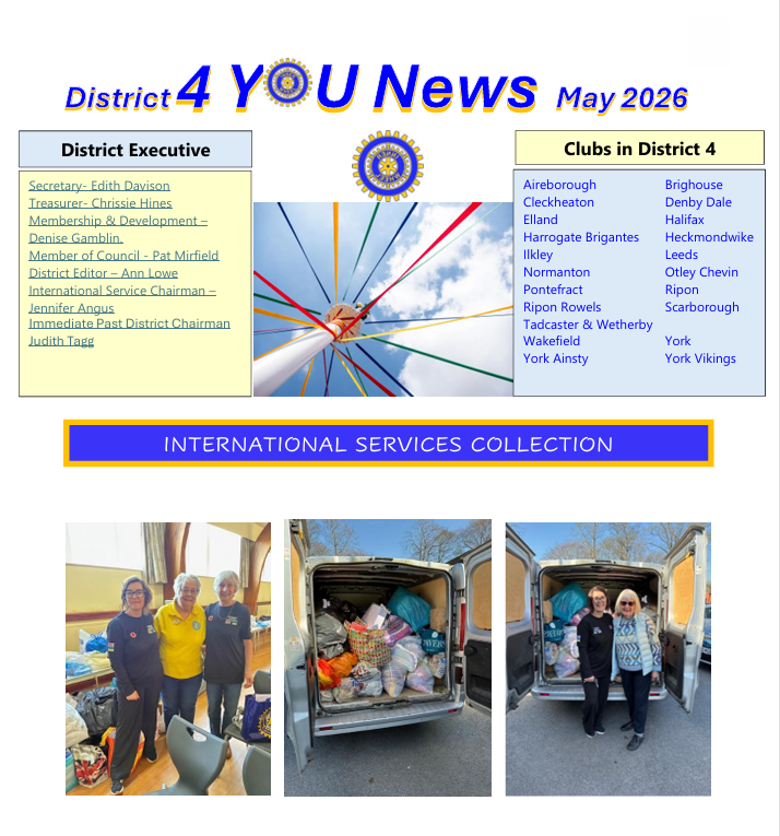 D4 – May Newsletter