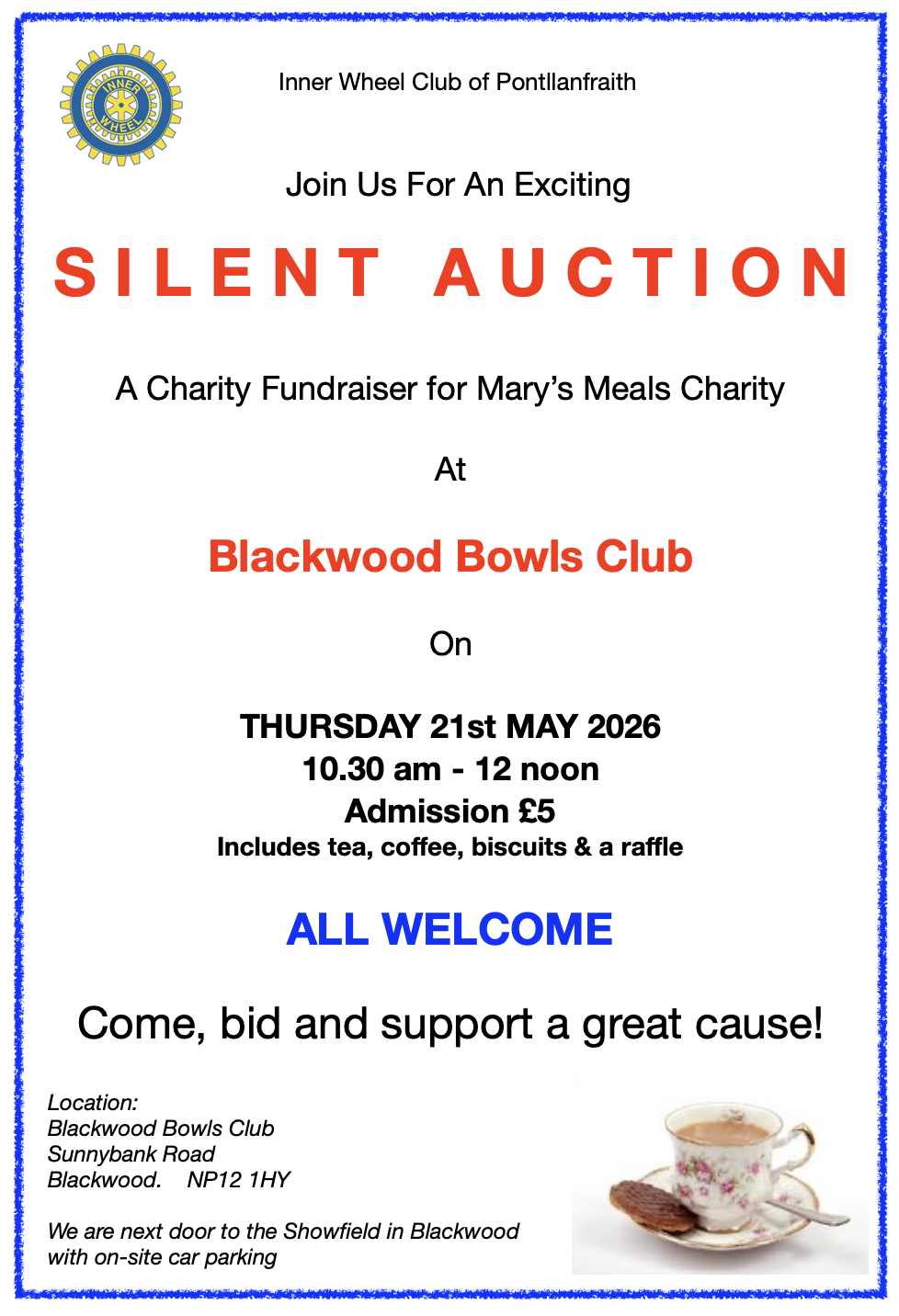 D15 Silent Auction Invitation
