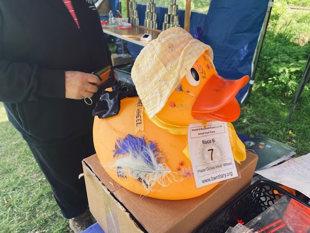 D5 Hazel Grove Club Assist at Rotary Duck Race